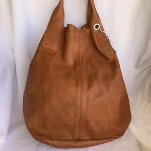 Nardelli genuine leather tote (Italian), Camel
